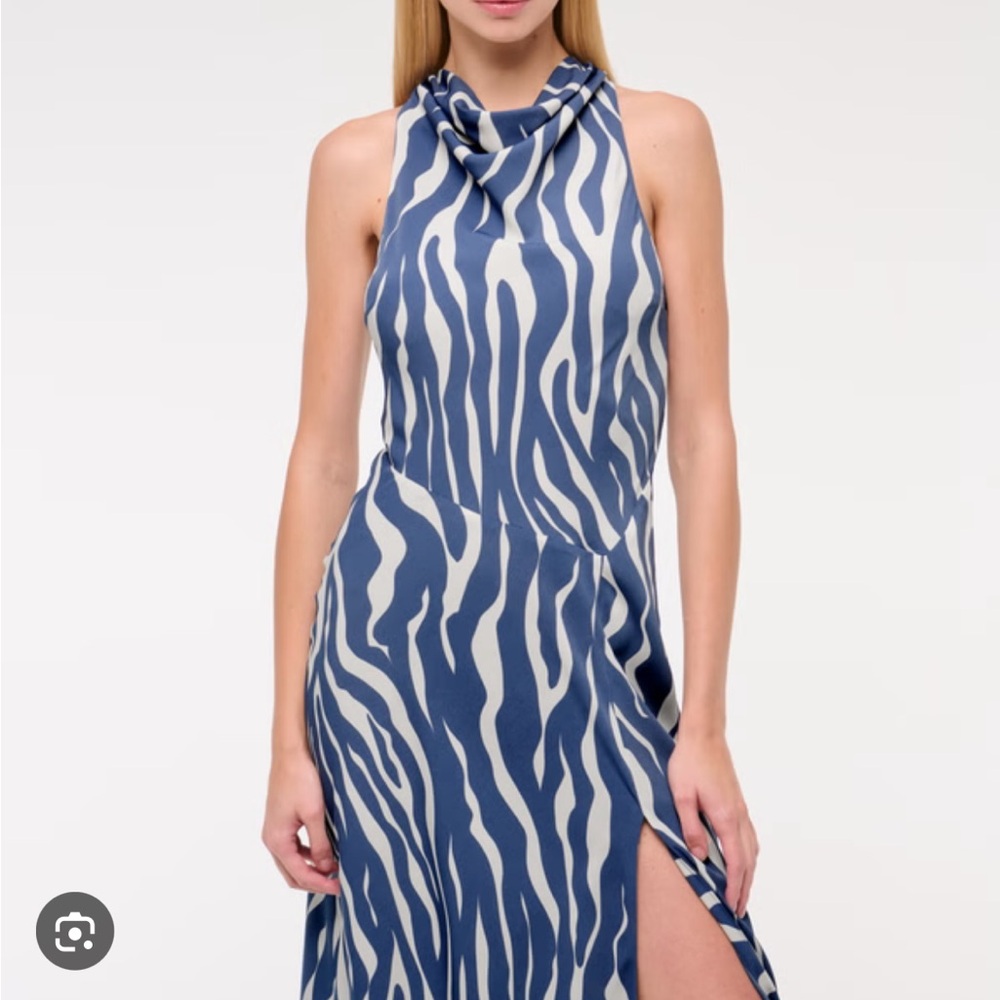 Abercrombie XL Cowl Neck Midi Dress NWT